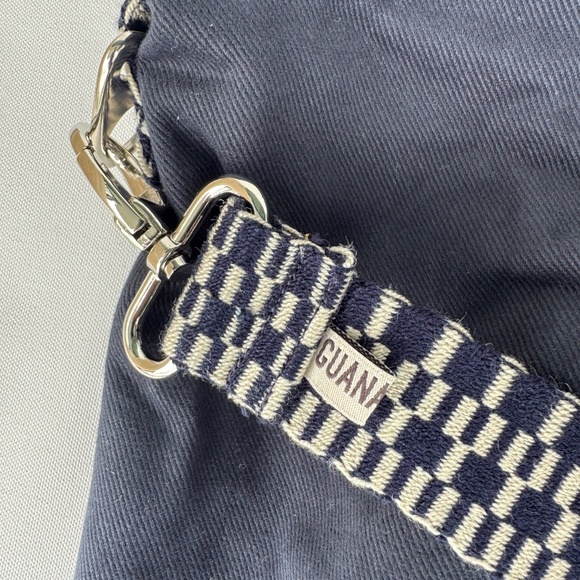 Todd Snyder Guanbana Guanabana Weekend Bag in Navy - Picture 3 of 8